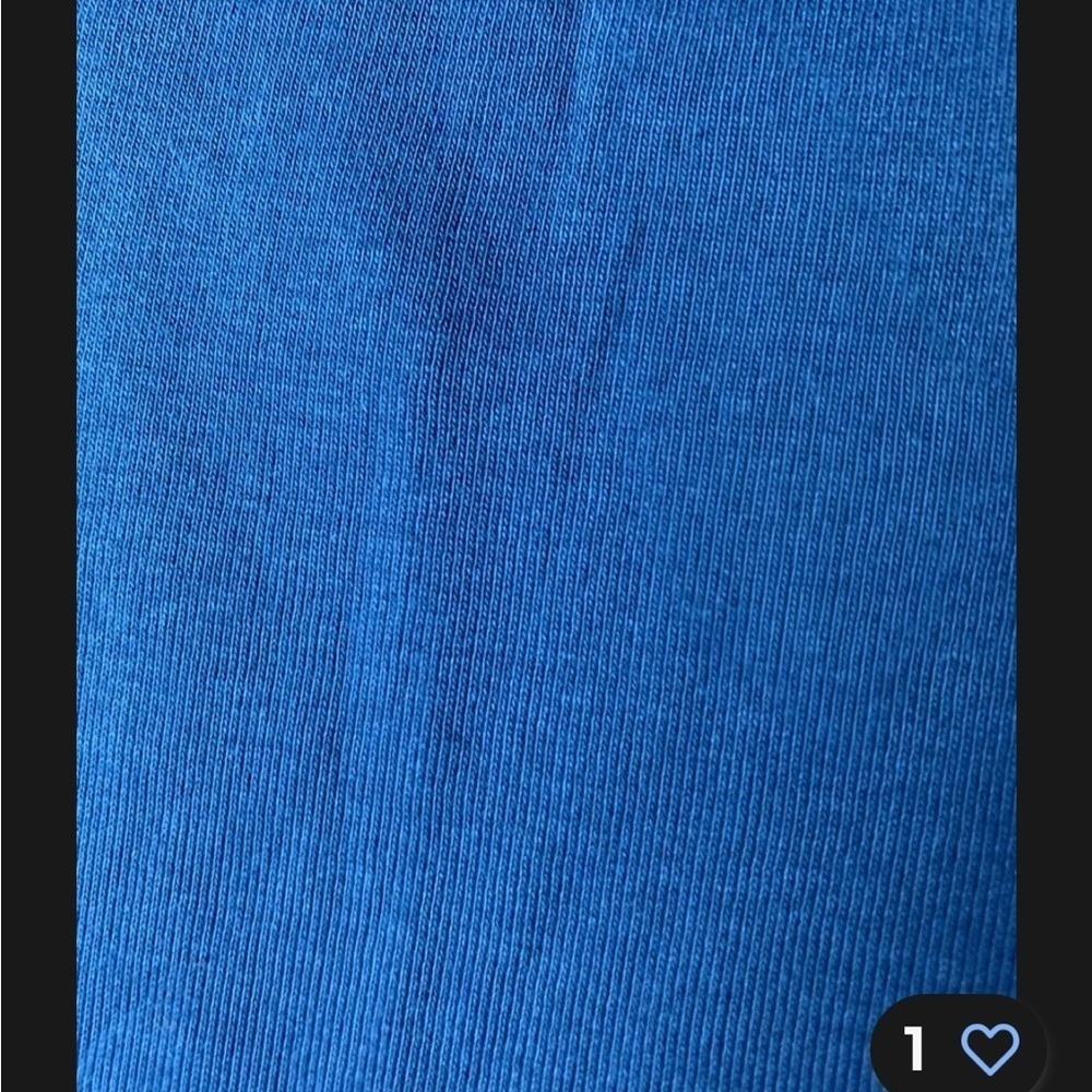 Chico's Women 3/4 Sleeve Boat Neck 100% Cotton Blue Size 3. NWT - Picture 7 of 12